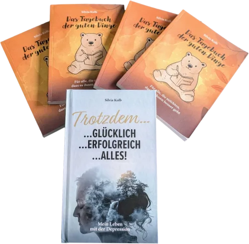 Angebot: Buch & 4 Tagebücher A5
